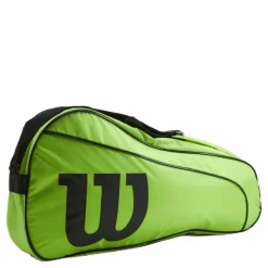 Junior Racketbag Wild Lime/grey/black*Wilson Outlet