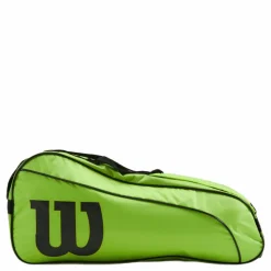 Junior Racketbag Wild Lime/grey/black*Wilson Outlet