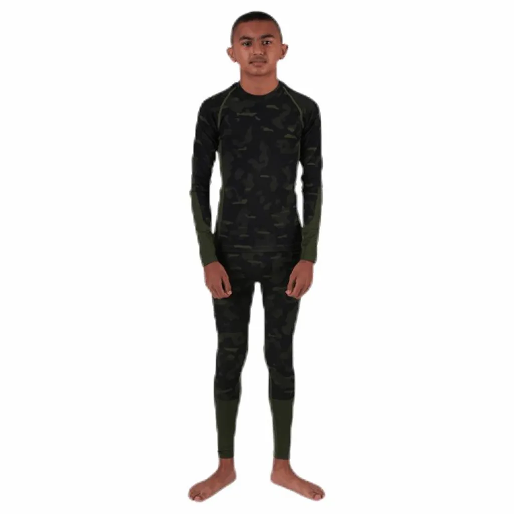 VOLC Junior Seamless 1st Layer Set Patterned/Green Mönstrad och Grön Best