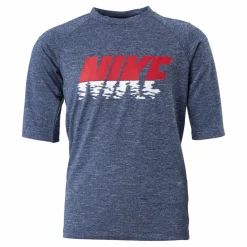 Junior Short Sleeve Hydroguard Sunset Blue*Nike Swim Outlet