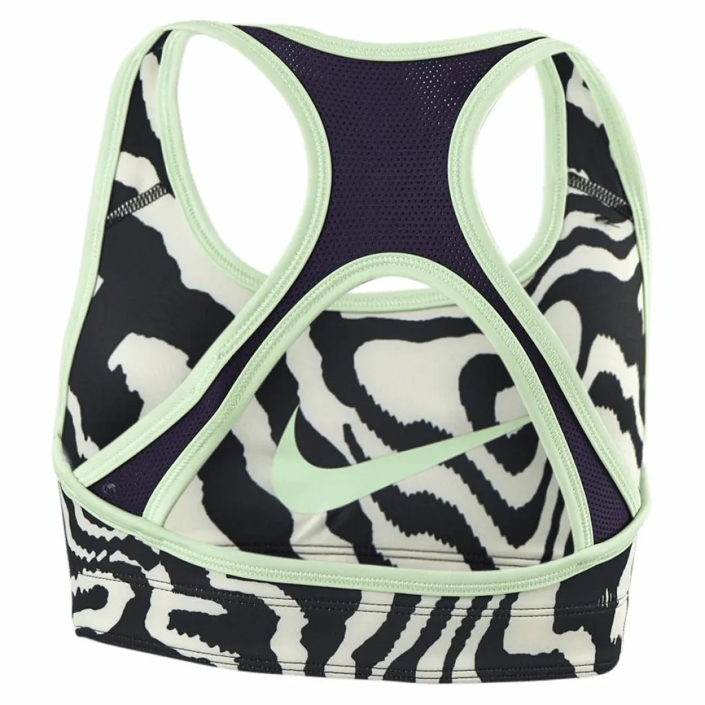 Junior Swoosh AOP Reversible Bra Green*Nike Best