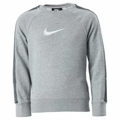 Nike Junior Swoosh Crew Grey Grå Sale