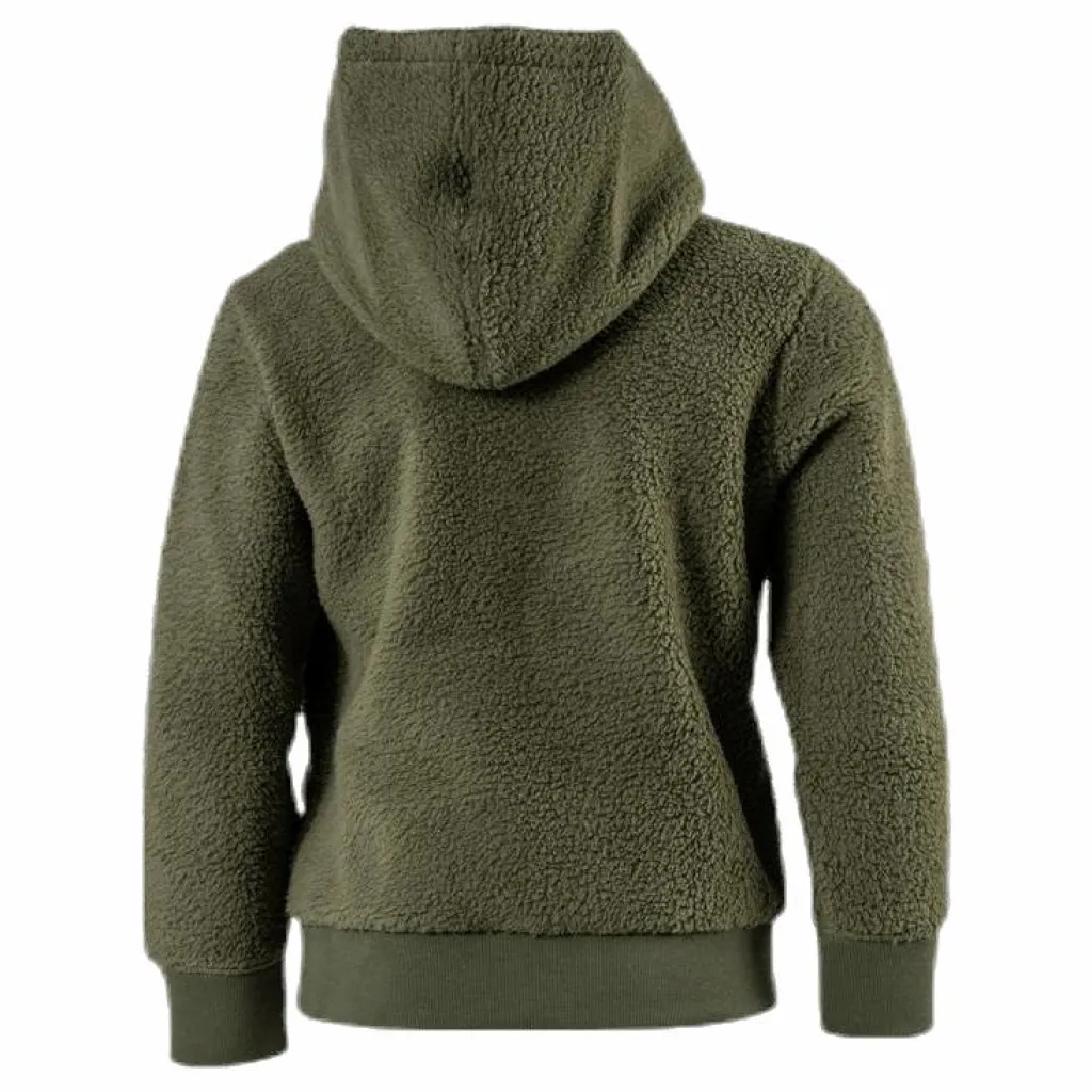 Champion Junior Teddy Hoodie Green Grön Best