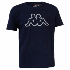 Junior. T-Shirt S/S, Cromen Blue/Grey*Kappa Sale