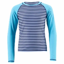 Junior UV Shirt LS Blue/Turquoise*Wyte Best