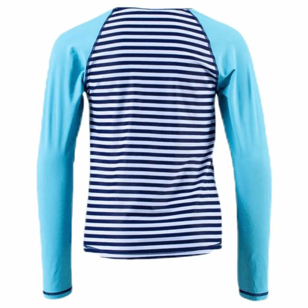 Junior UV Shirt LS Blue/Turquoise*Wyte Best