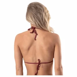 Waikani Beachwear Kalani Crochet Triangle Red Röd Hot