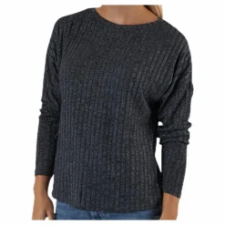 Only Kally Boatneck 4/5 Top Jrs Grey Grå Best