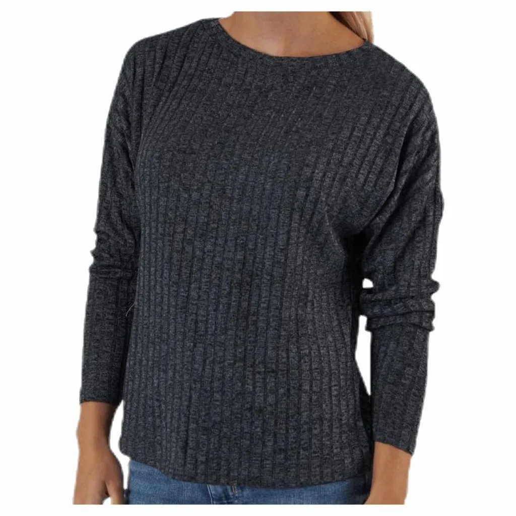 Only Kally Boatneck 4/5 Top Jrs Grey Grå Best