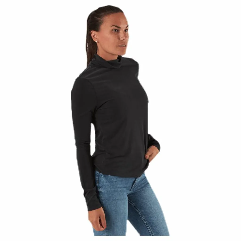 Kamala Ls Rollneck Top Black*Pieces