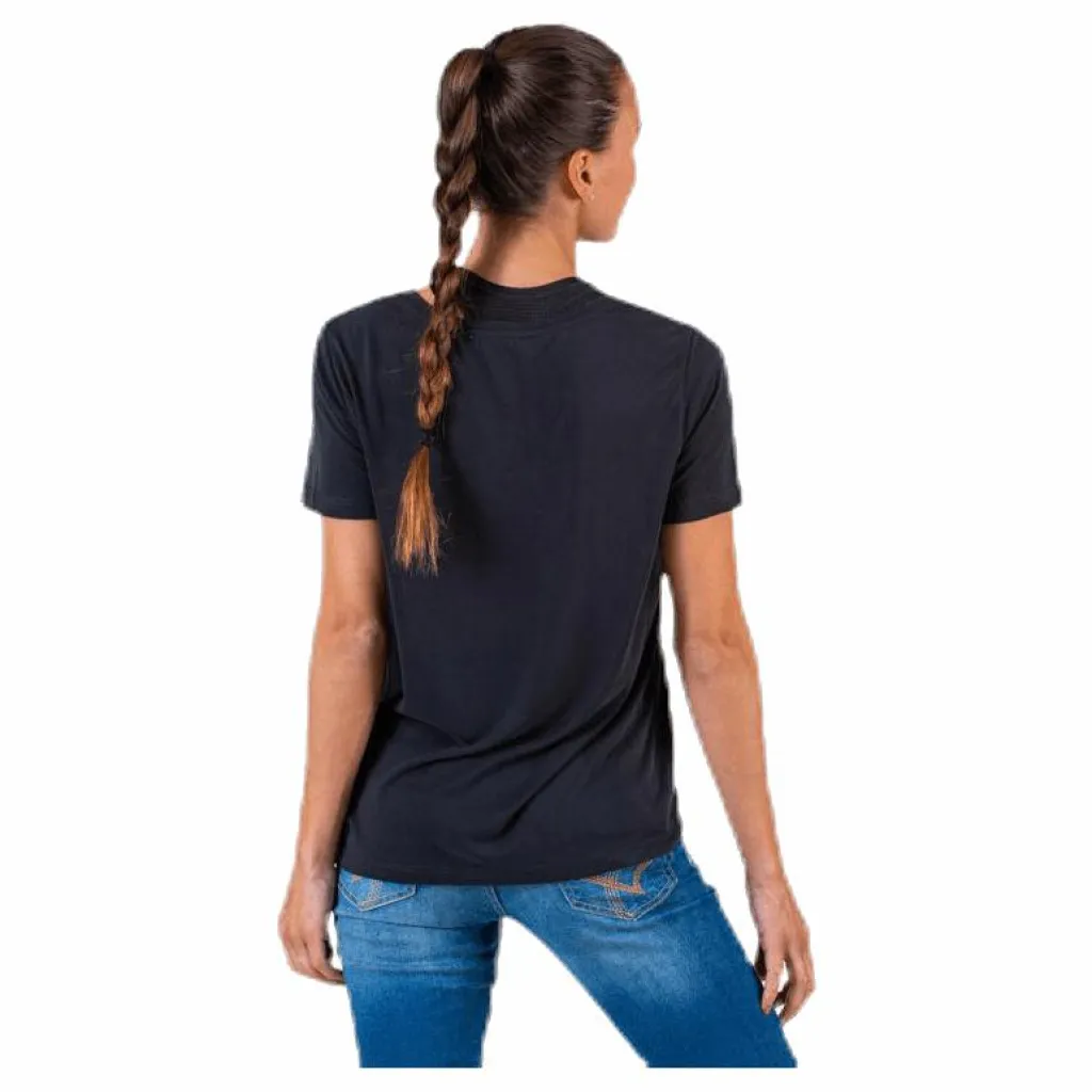 Pieces Kamala Ss O-Neck Tee Black Svart Online