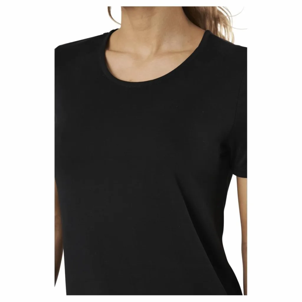 Pieces Kamala Ss Top Black Svart New