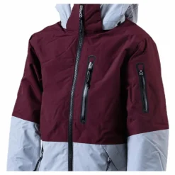 8848 Altitude Kaman Junior Jacket Grey/Red Grå och Röd Outlet