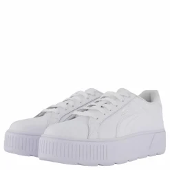 Puma Karmen L White- White- Sil Vit Outlet