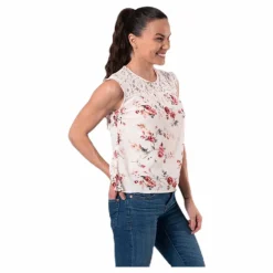 Karmen S/L Top Aop Wvn*Only Sale