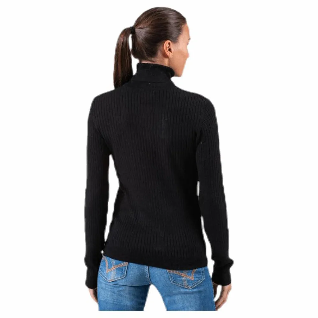 Karol L/S Rollneck Pullover Knt Black*Only New