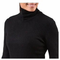 Karol L/S Rollneck Pullover Knt Black*Only New