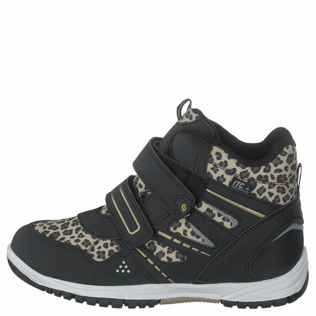 Leaf Kasuri Leopard Svart Discount