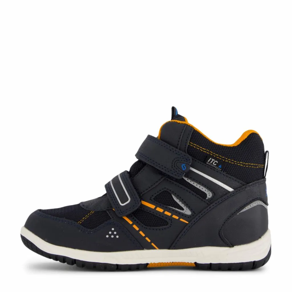 Kasuri Navy/orange*Leaf New