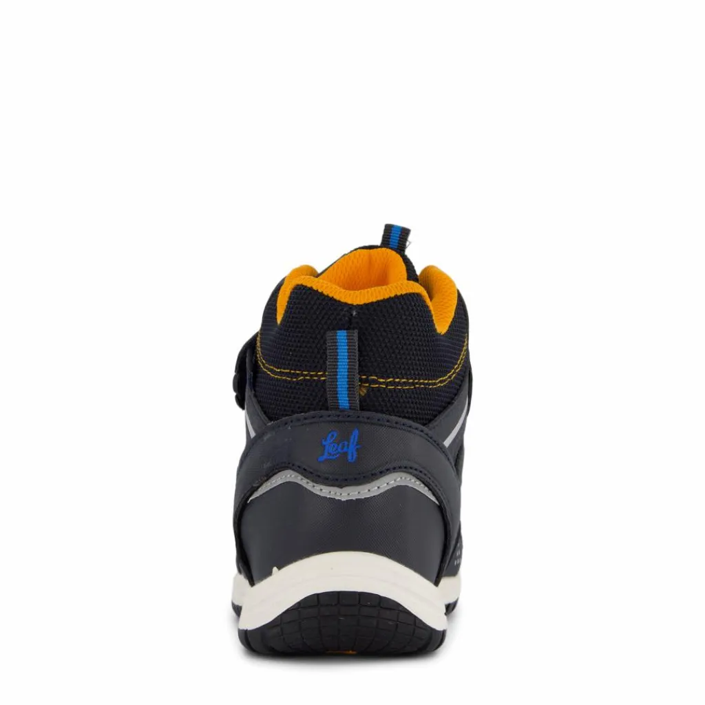Kasuri Navy/orange*Leaf New