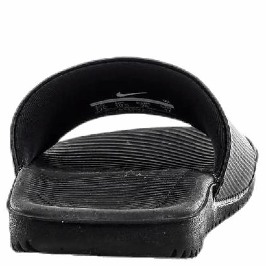 Kawa Little/Big Kids' Slides BLACK/WHITE*Nike Discount