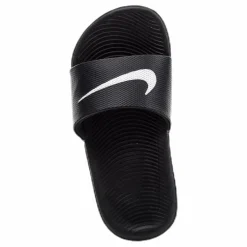 Kawa Little/Big Kids' Slides BLACK/WHITE*Nike Discount