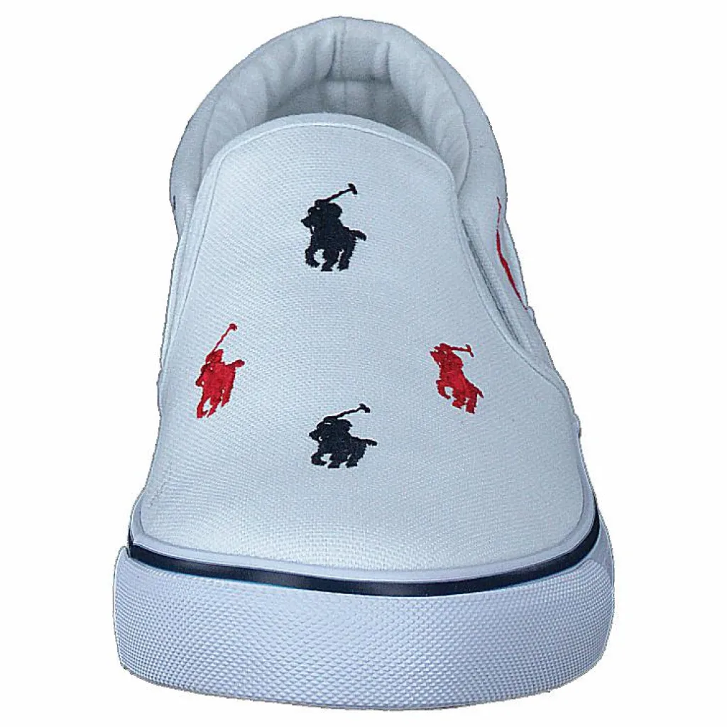 Ralph Lauren Junior Keaton Slipon White/ Navy, Red Vit Best