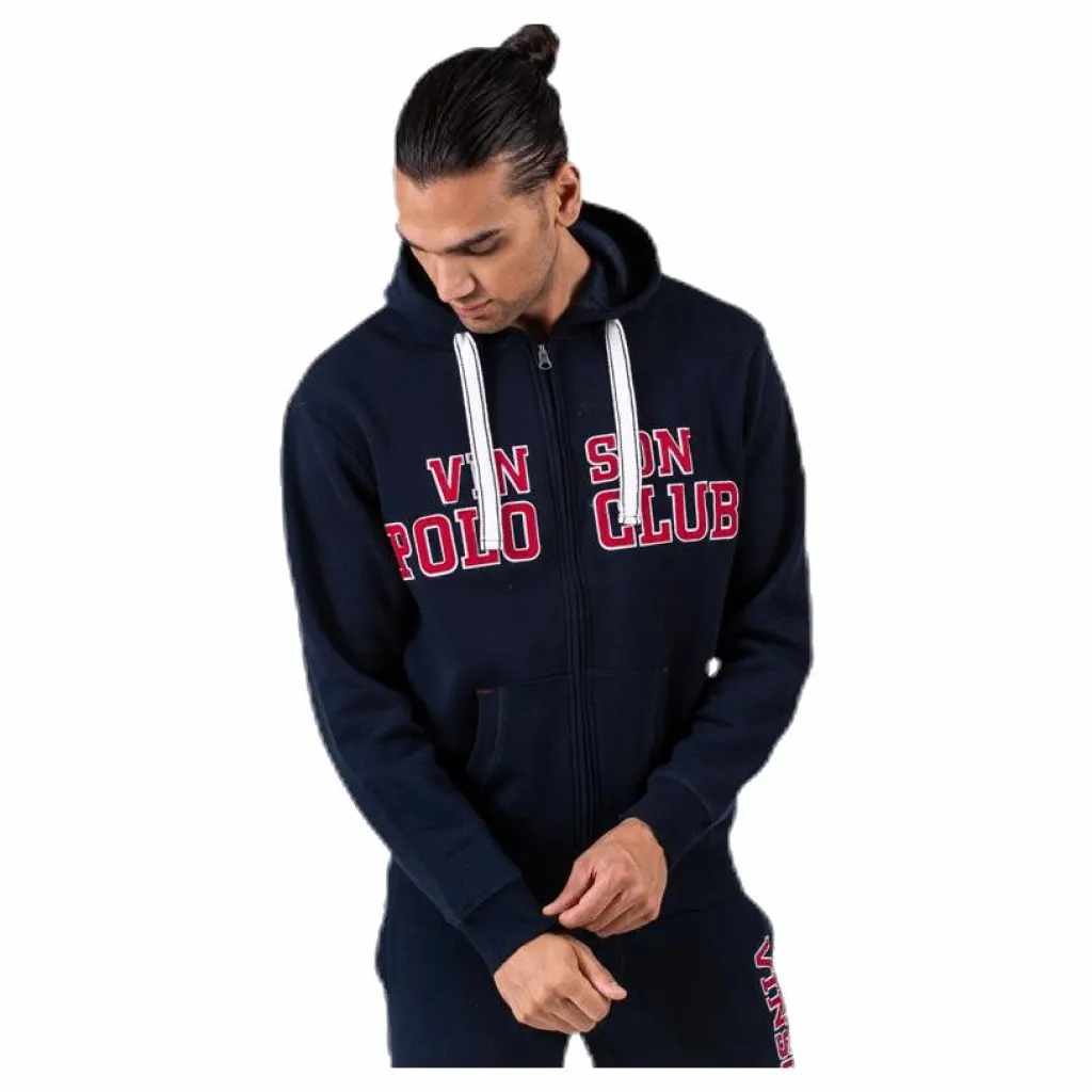 Kent Sweatshirt Zip Blue*Vinson Polo Club Best
