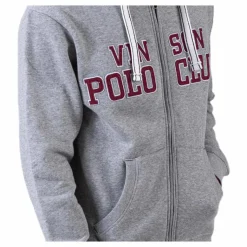 Vinson Polo Club Kent Sweatshirt Zip Grey Grå Sale