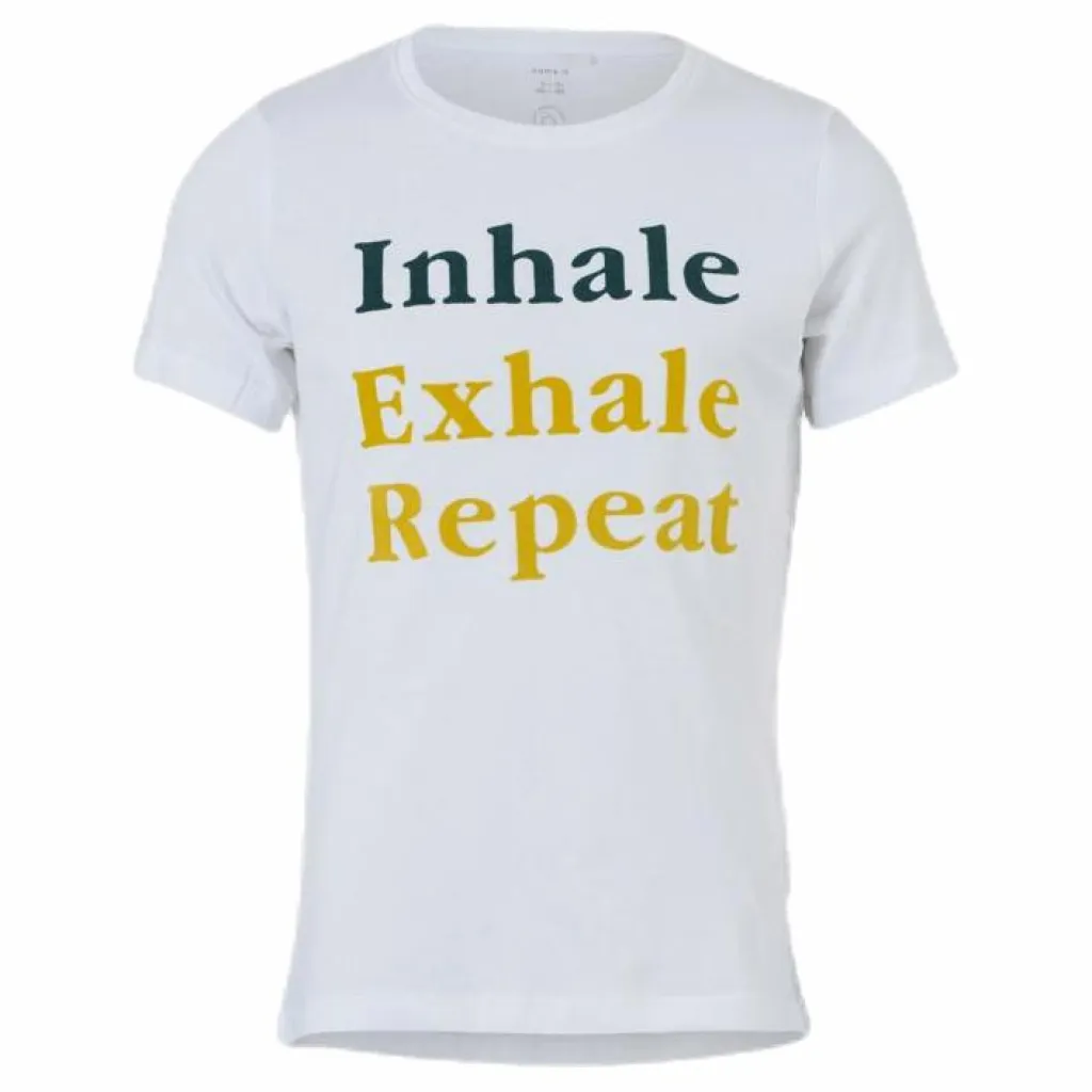 Name It Kexhale Ss Top White Vit