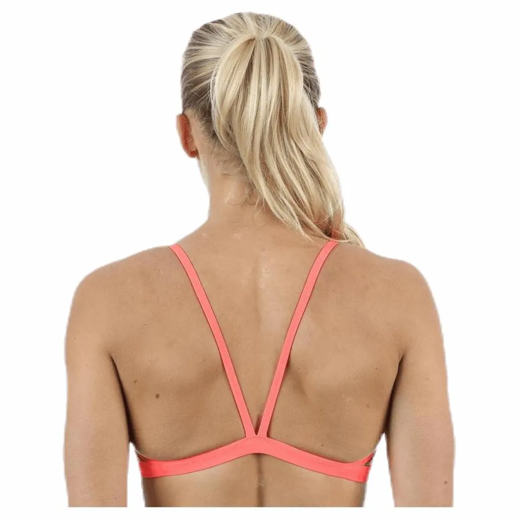 Nike Swim Keyhole Sport Top Blue Blå Sale