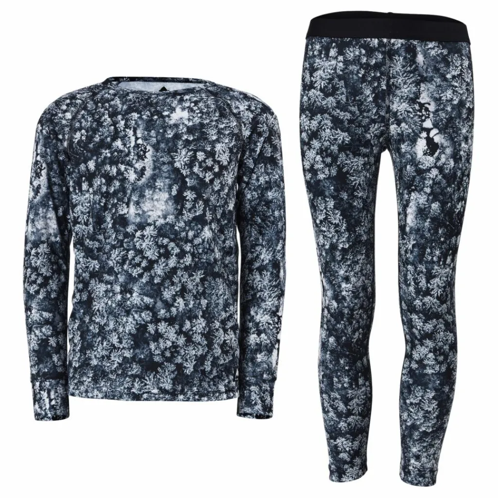 Burton Kids' Lightweight Base Layer S Aerial Pines Mönstrad Clearance