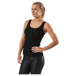 Kitte Tank Top Black*Pieces Best
