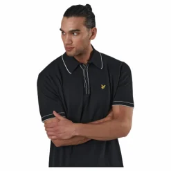 Knitted Branded Polo Black*Lyle & Scott Best