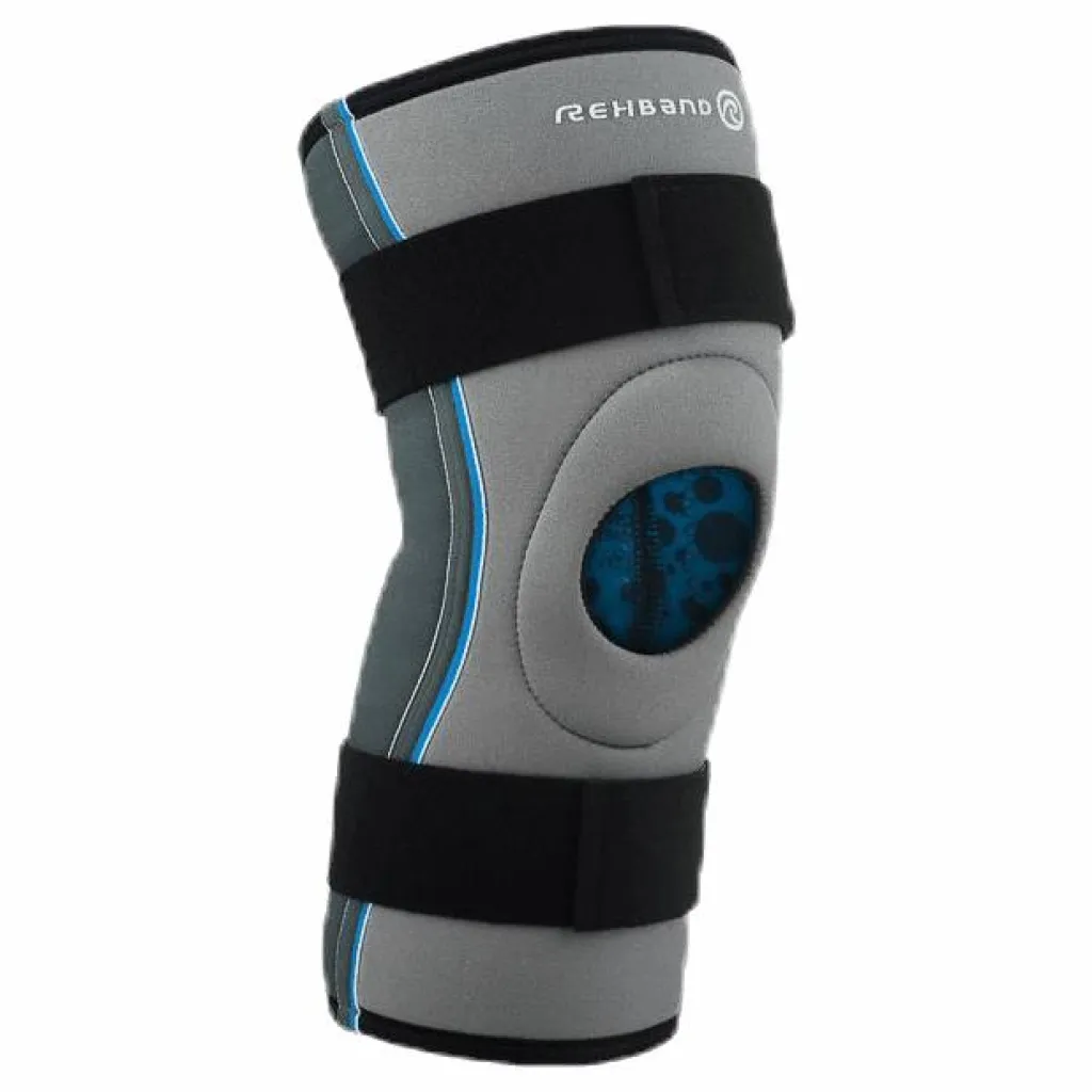 Rehband Knäskydd x-stabil med patellastöd Core Line Blue/Grey Blå och Grå Best