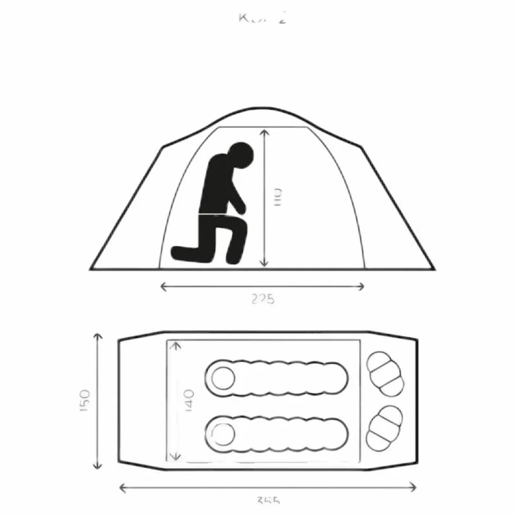 Halti Koli Finland 2 Tent Green Grön Sale