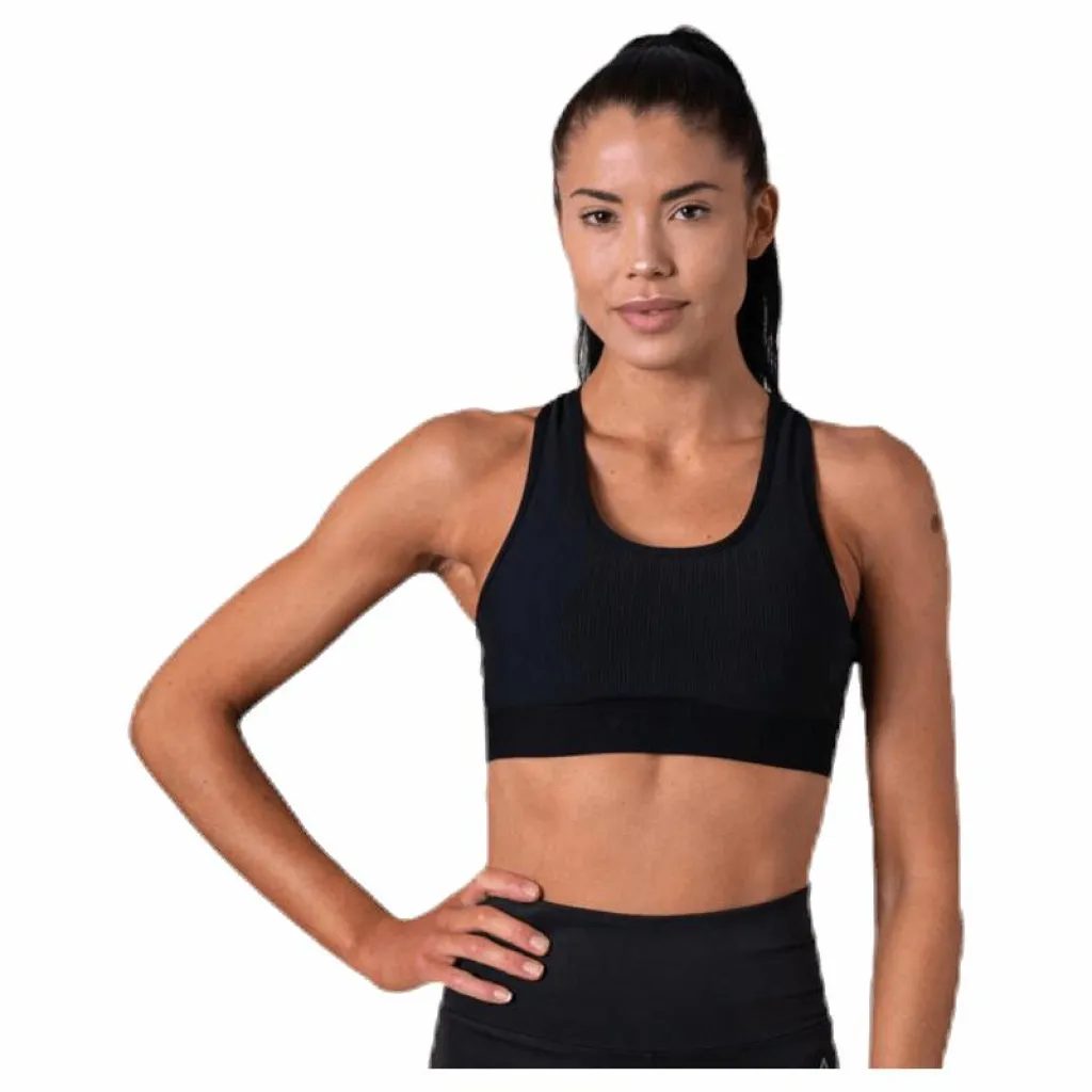 BLACC Koray Rib Bra Black Svart Sale