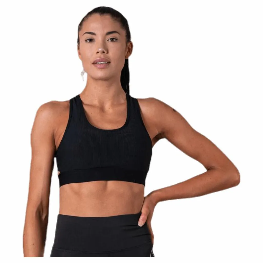 BLACC Koray Rib Bra Black Svart Sale