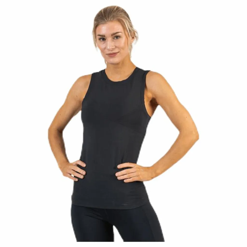BLACC Koray Rib Tank Black Svart Clearance
