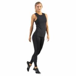 BLACC Koray Rib Tank Black Svart Clearance