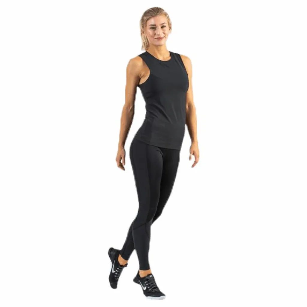 BLACC Koray Rib Tank Black Svart Clearance