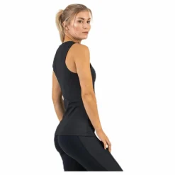 BLACC Koray Rib Tank Black Svart Clearance