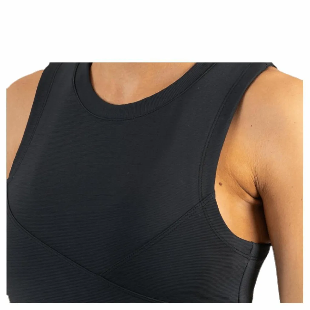 BLACC Koray Rib Tank Black Svart Clearance