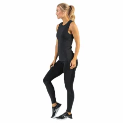 BLACC Koray Rib Tank Black Svart Clearance