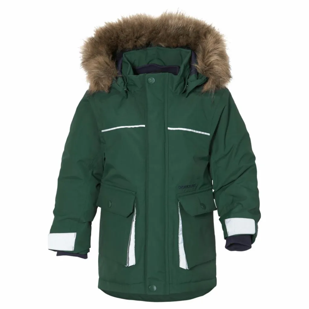 Kure Kids Parka 5 Green*Didriksons Online