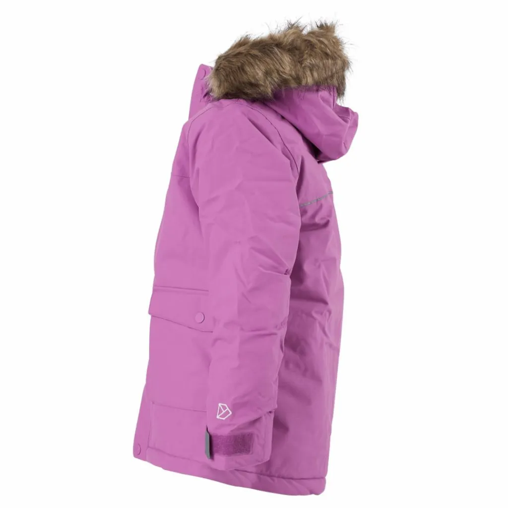 Didriksons Kure Kids Parka 4 Radiant Purple Lila Clearance