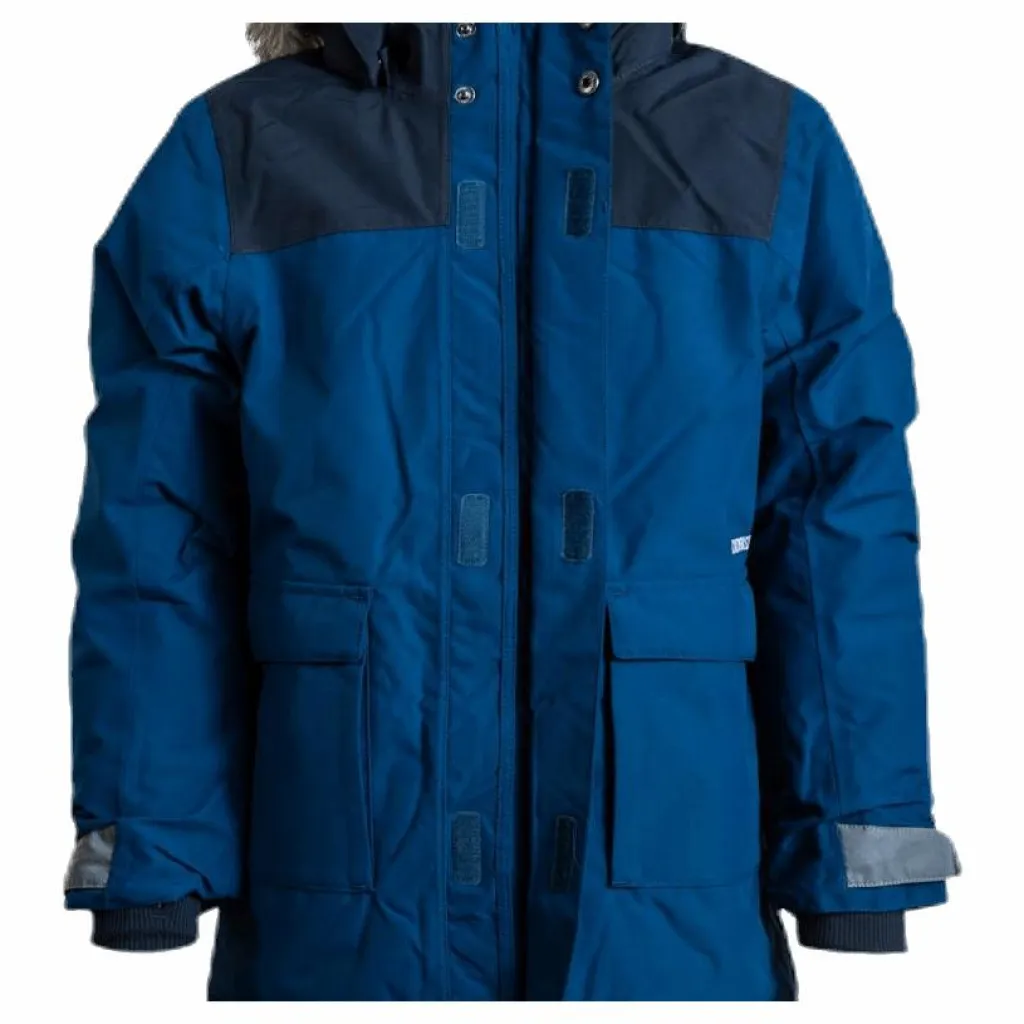 Didriksons Kure Kid's Parka Blue Blå