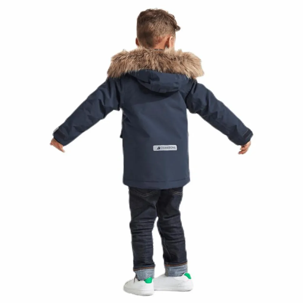 Didriksons Kure Parka 3 Blue Blå Outlet