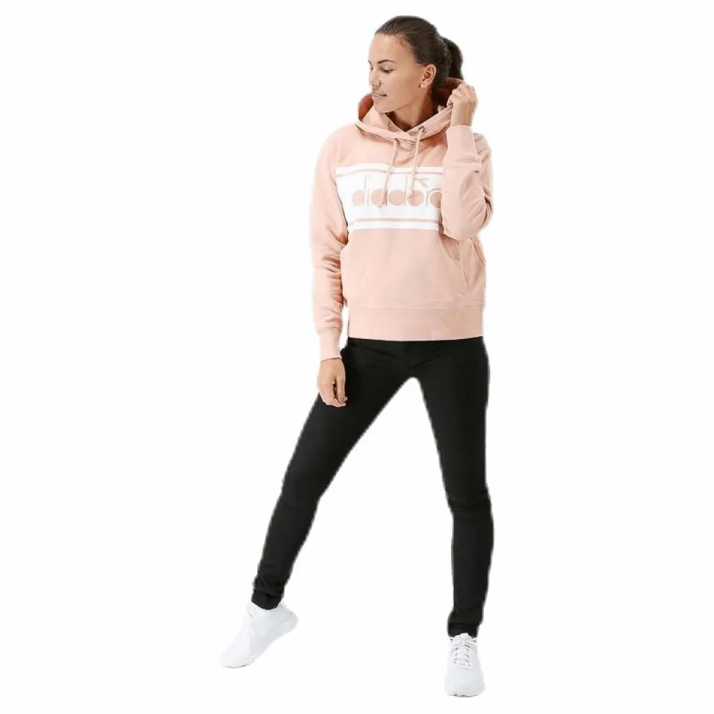 Diadora L. Hoodie Spectra Pink/Beige Rosa och Beige Hot