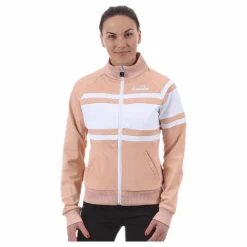 Diadora L. Jacket 80'S Pink/White Rosa och Vit